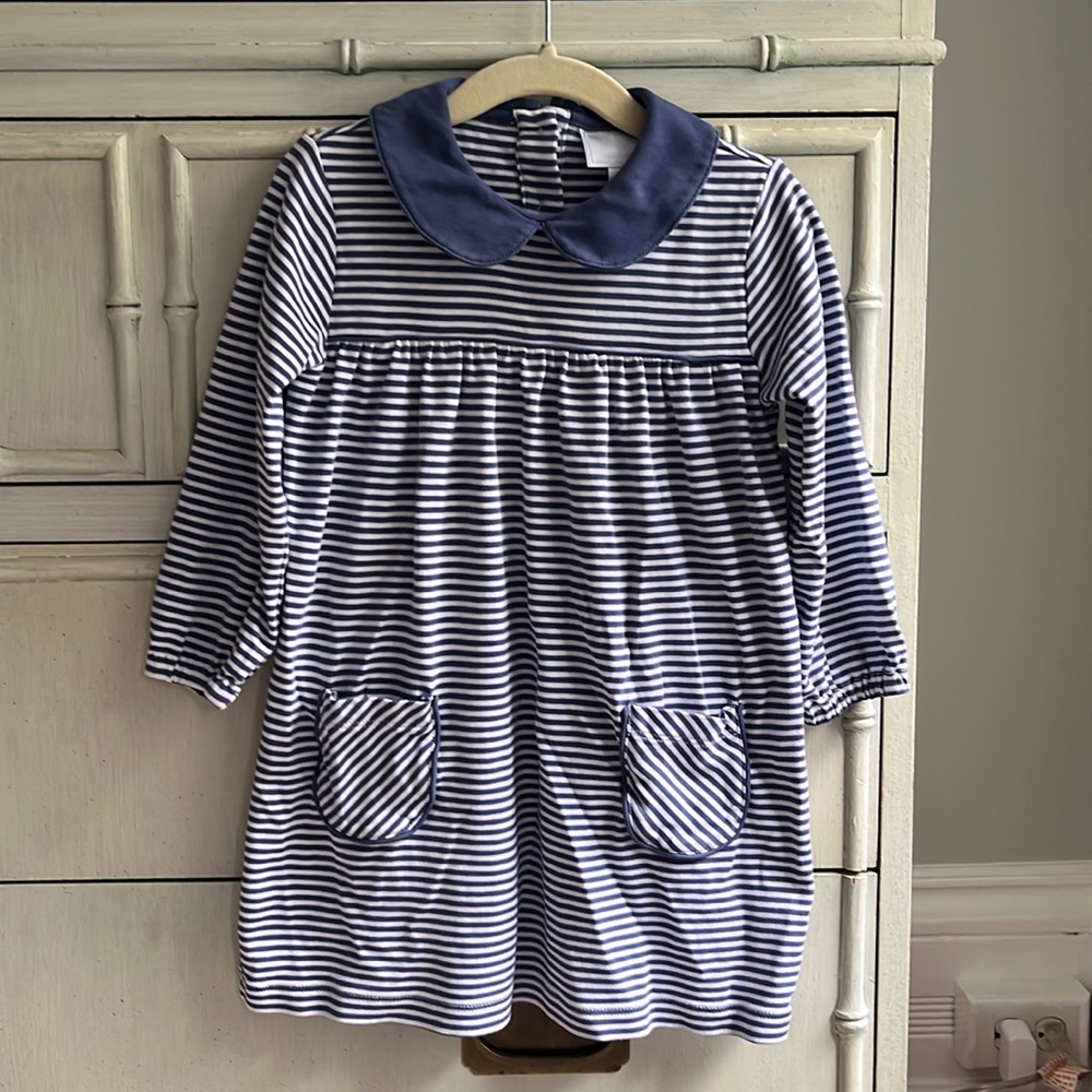 Little English Evelyn Dress - Navy